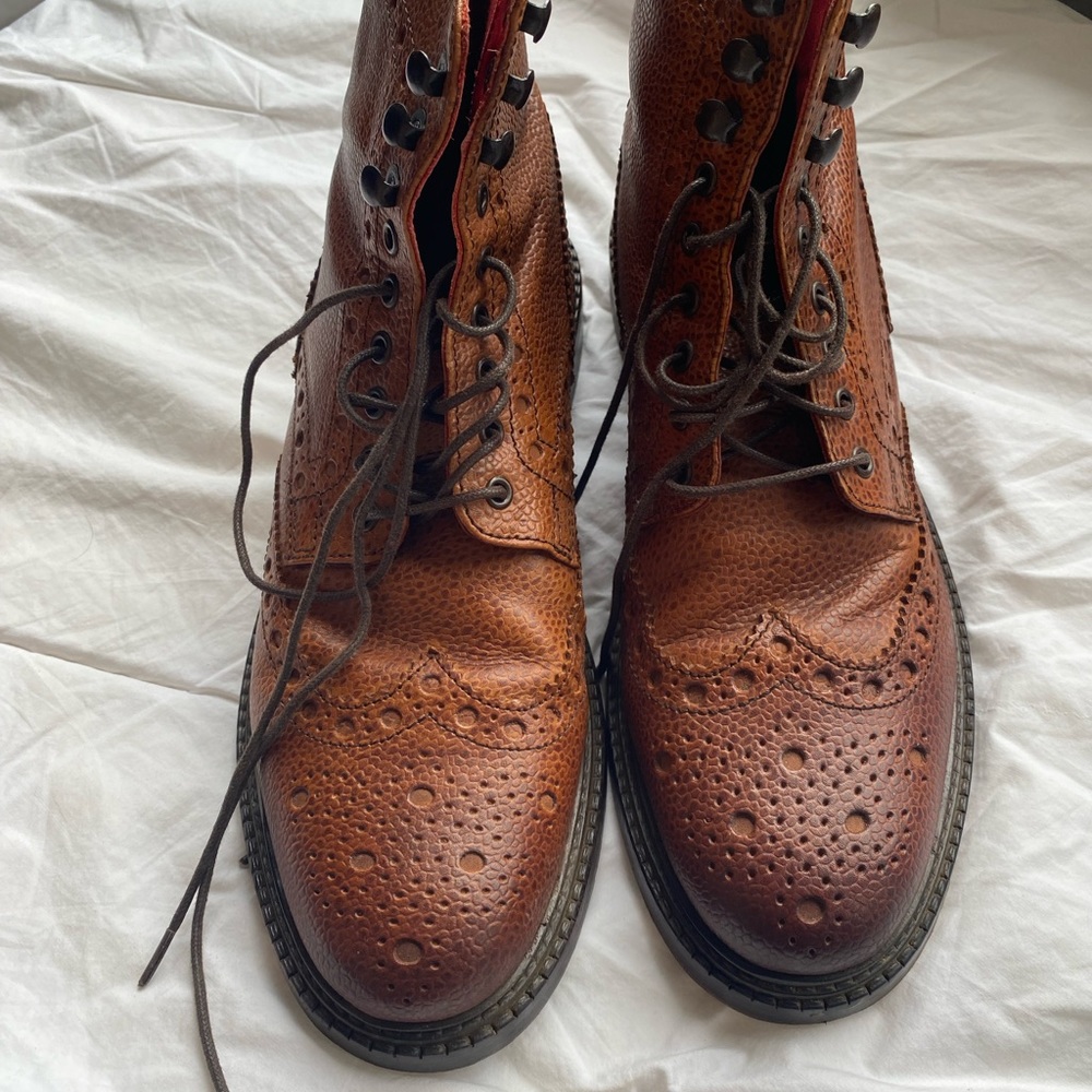 Lace up dress boots mens 43 - Picture 9 of 13